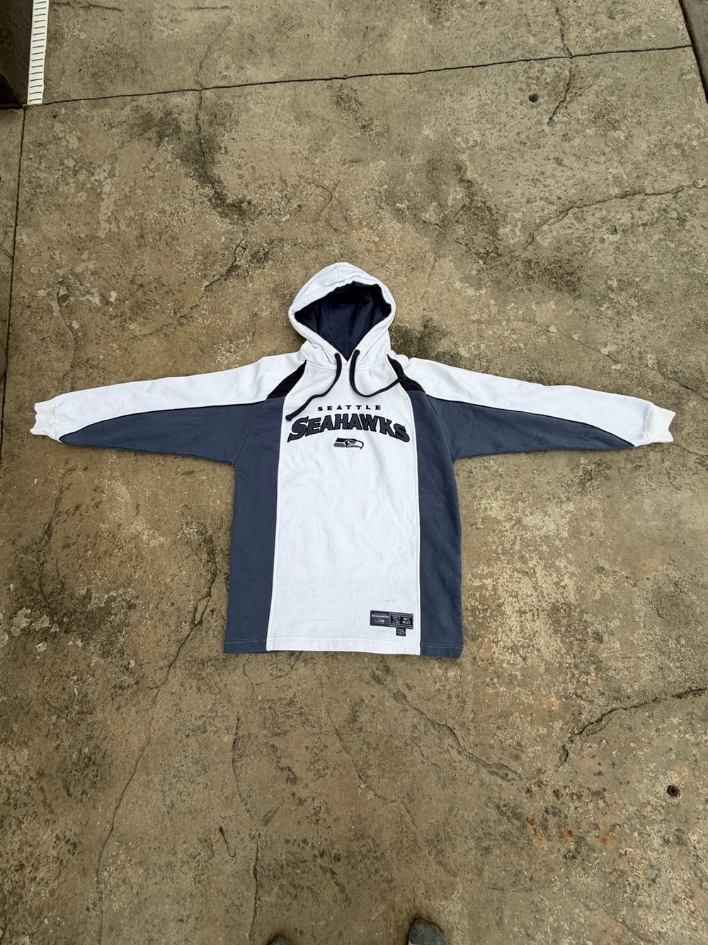NFL Seattle Seahawks Hoodie - White & Navy